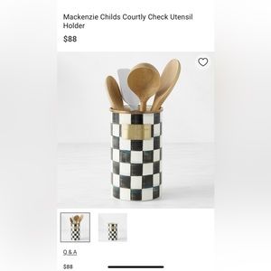 Mackenzie Childs Utensil Holder